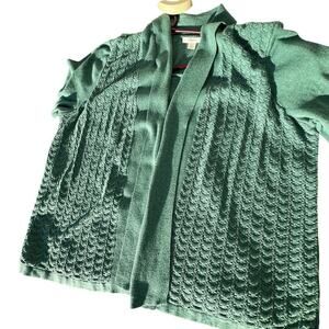 CJ Banks women’s one piece tank and cardigan sweater set, women's size 1X